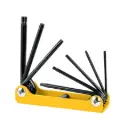 Juego de 8 llaves torx tipo navaja, cuerpo de lámina, Pretul
