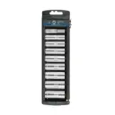 Juego de 9 dados tubulares hexagonales encastre 3/8" mm, Truper