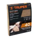 Lija para madera papel cabinet Grano 40, Truper