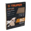 Lija para madera papel cabinet Grano 80, Truper