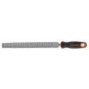Lima con mango comfort grip, escofina media caña 6", Truper