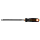 Lima con mango comfort grip, triangulo pesado 8", Truper