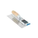 Plancha de empastar lisa 11", 10 remaches, mango de madera, Truper
