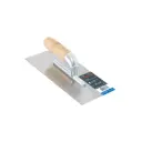 Plancha de empastar lisa 11", 6 remaches, mango de madera, Truper