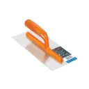 Plancha de empastar lisa 11", 6 remaches, mango plástico, Truper