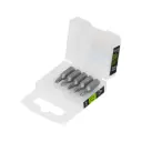 Estuche con 5 puntas de cruz PH0 largo 1", Truper Expert