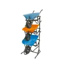 Rack para 3 carretillas estibadas, Truper