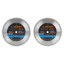Sierra circular 10" para aluminio, 100 dientes centro 5/8"