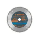 Sierra circular 10" para madera, 80 dientes centro 1", Truper