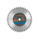 Sierra circular 12" para madera, 40 dientes centro 1", Truper