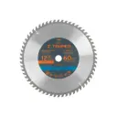 Sierra circular 12" para madera, 60 dientes centro 1", Truper
