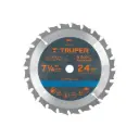 Sierra circular 7- 1/4" para madera, 24 dientes centro 5/8"