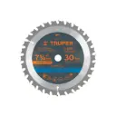 Sierra circular 7- 1/4" para madera, 30 dientes centro 5/8"