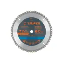 Sierra circular 7- 1/4" para madera, 60 dientes centro 5/8"