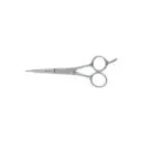 Tijera 5-1/2" acero inox con gancho para estilista, Pretul