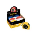Wincha 8 m cinta 25 mm, display box con 6 pzas, Pretul