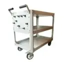 Carro 3/planos 920x510x810mm RAL 7035, Storage Compat