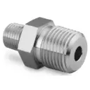 Manguito hexagonal reductor de Acero inox., 1/2 pulg. NPT macho x 3/8 pulg. NPT macho, Marca Swagelok